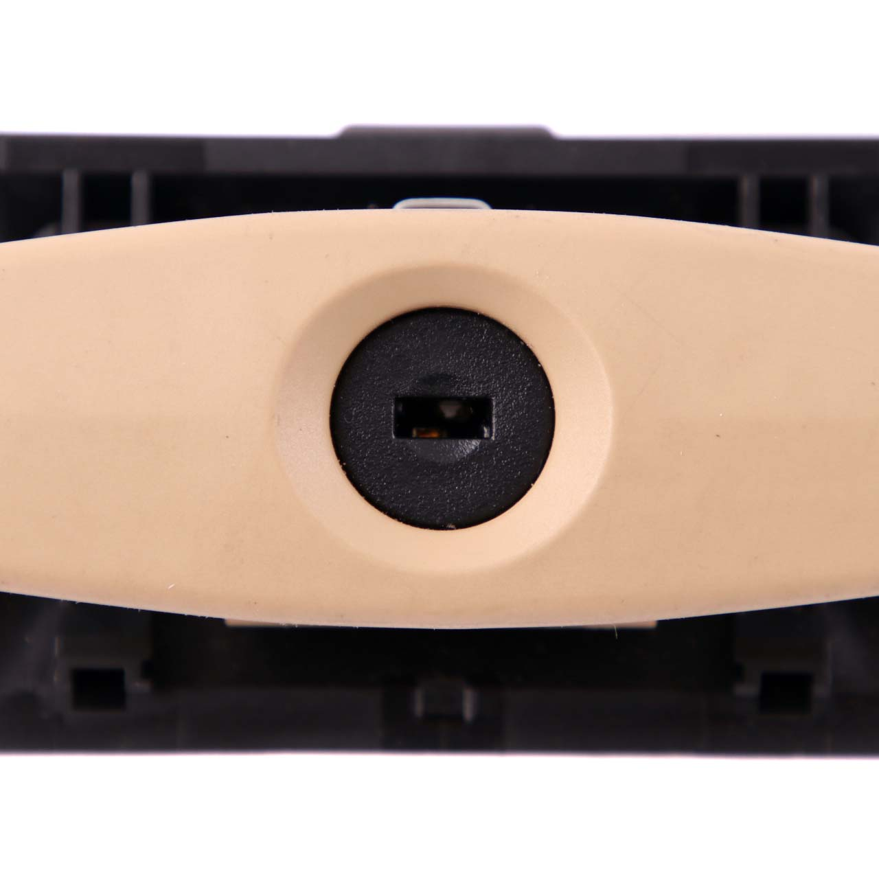 thumbnail image 2 of OEM Honda Accord Glove Box Latch Lock Handle – 2003-2007 – Beige Tan – No Key (Used) 2 of 5