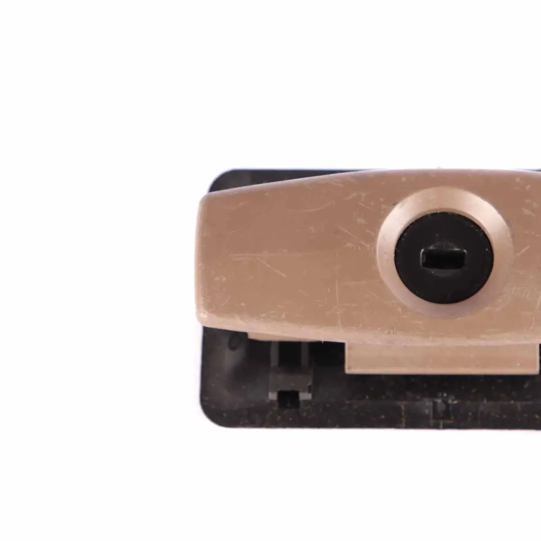 Dashboard Glovebox Lock Glove Box Catch Handle Grab Truffle Brown to BMW E60 E61 with Part number 7063511 BMW E60 E61 Dashboard Glovebox Lock Glove Box Catch Handle Grab Truffle Brown - SKU 7063511 - Part number 7063511