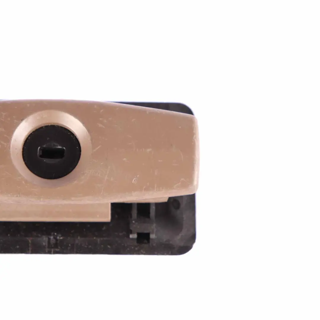 Dashboard Glovebox Lock Glove Box Catch Handle Grab Truffle Brown to BMW E60 E61 with Part number 7063511 BMW E60 E61 Dashboard Glovebox Lock Glove Box Catch Handle Grab Truffle Brown - SKU 7063511 - Part number 7063511
