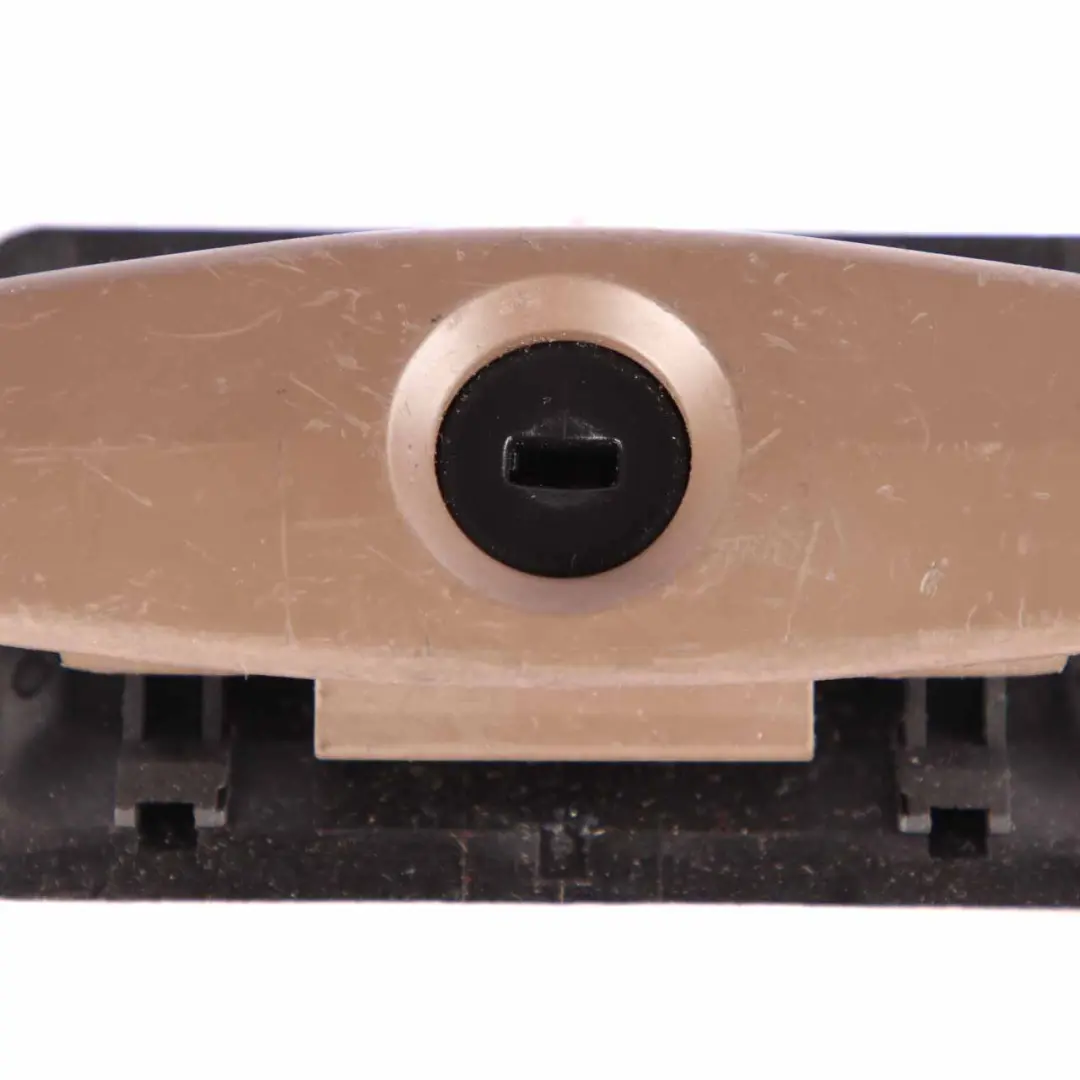 Dashboard Glovebox Lock Glove Box Catch Handle Grab Truffle Brown to BMW E60 E61 with Part number 7063511 BMW E60 E61 Dashboard Glovebox Lock Glove Box Catch Handle Grab Truffle Brown - SKU 7063511 - Part number 7063511