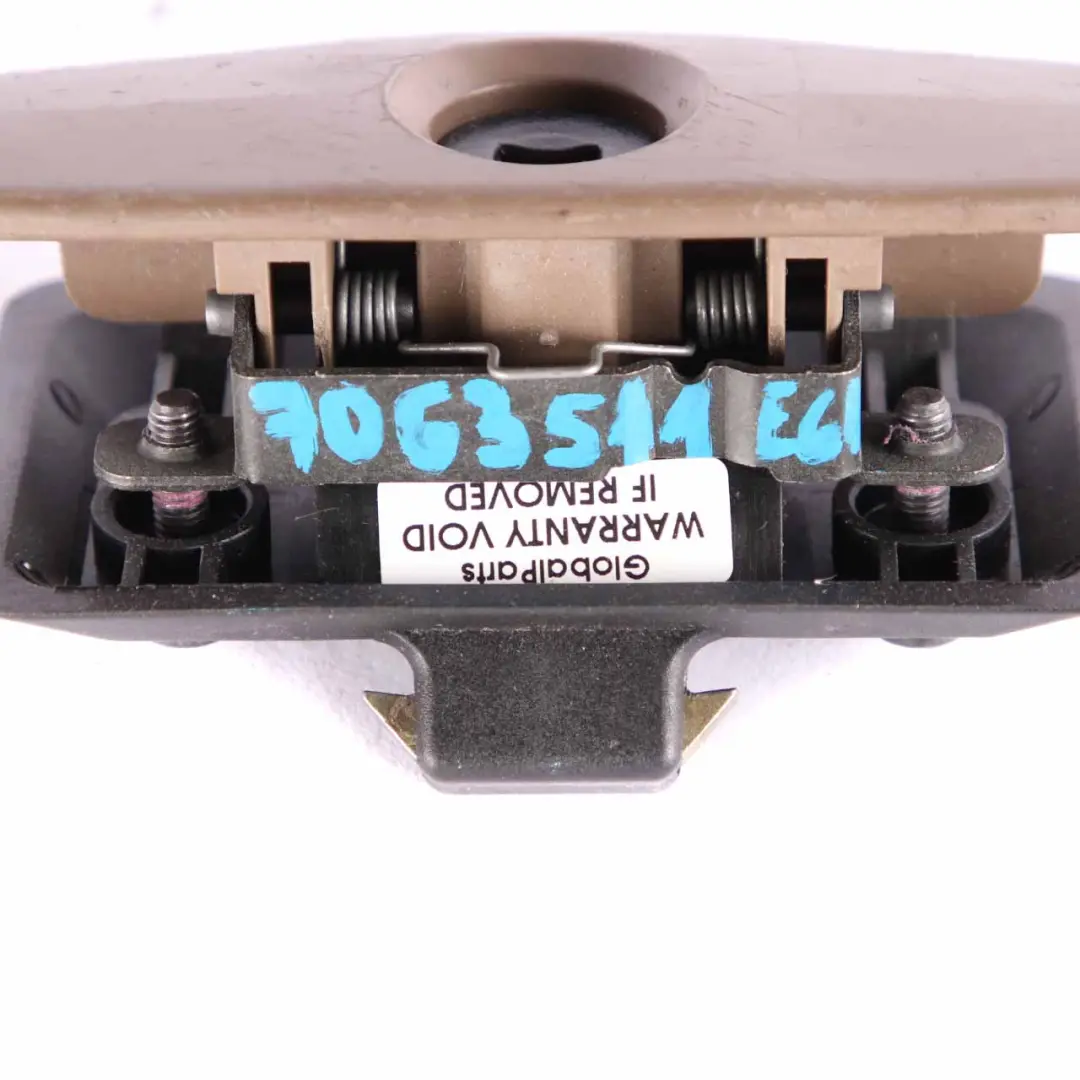 Dashboard Glovebox Lock Glove Box Catch Handle Grab Truffle Brown to BMW E60 E61 with Part number 7063511 BMW E60 E61 Dashboard Glovebox Lock Glove Box Catch Handle Grab Truffle Brown - SKU 7063511 - Part number 7063511