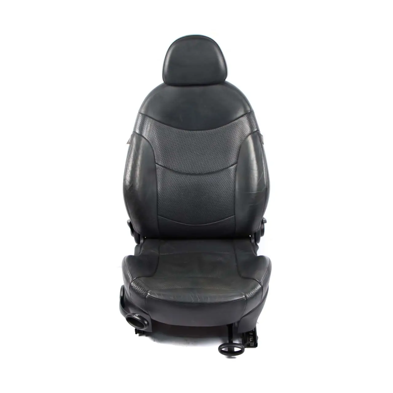 Mini Cooper One R50 Sport Panther Black Leather Profile Sedile anteriore destro