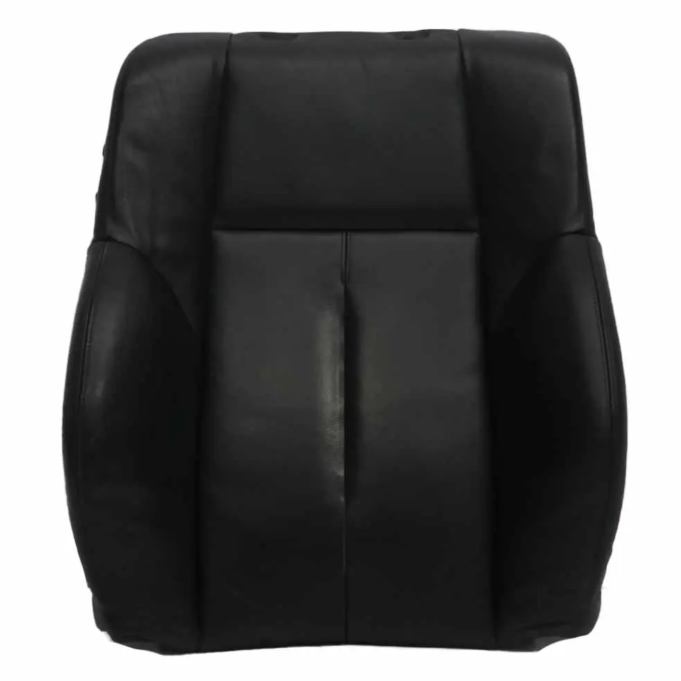 BMW E63 Front Seat Backrest Heated Sport Seat Back Cover Black Leather Dakota