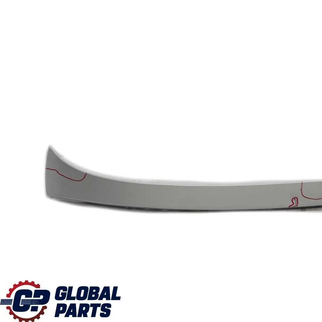 BMW Z4 E85 Copertura Heckfensterrahmen Inferiore Argento-Titanio Argento - SKU 7064703-TS1 - Numero di parte 7064703