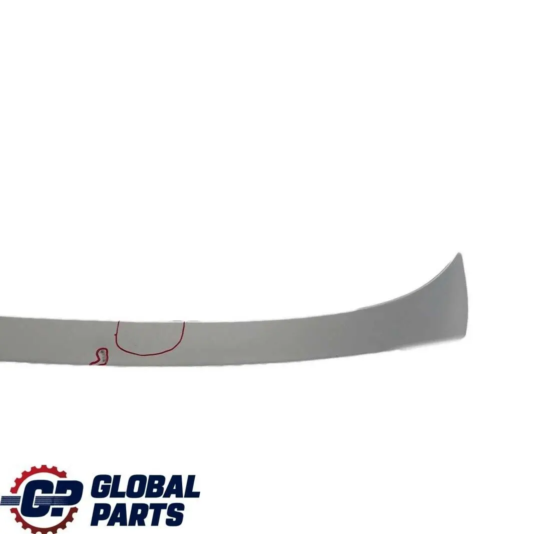 BMW Z4 E85 Copertura Heckfensterrahmen Inferiore Argento-Titanio Argento - SKU 7064703-TS1 - Numero di parte 7064703