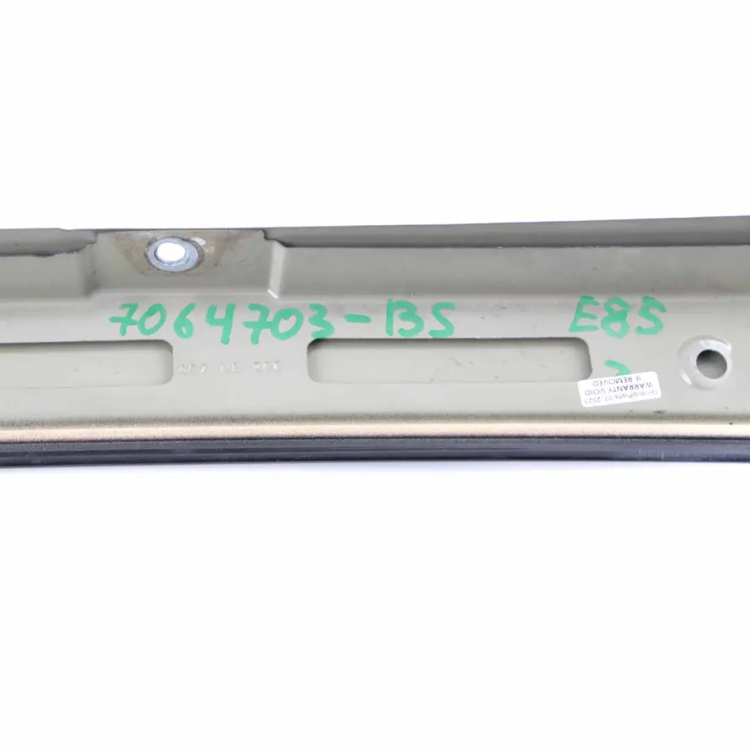 BMW Z4 E85 Rear Window Bottom Frame Trim Panel Cover Black Sapphire Metallic 475 - SKU 7064703-BS - Part number 7064703