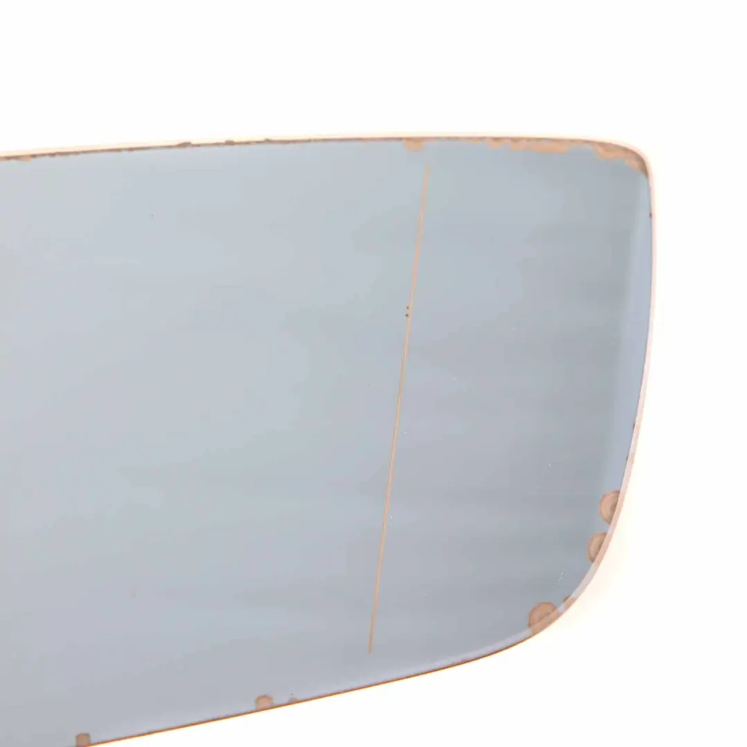 Left N/S Wing Mirror Glass Heated Wide Angle Blue to BMW E60 E61 E63 with Part number 7065081 BMW E60 E61 E63 Left N/S Wing Mirror Glass Heated Wide Angle Blue - SKU 7065081-2 - Part number 7065081