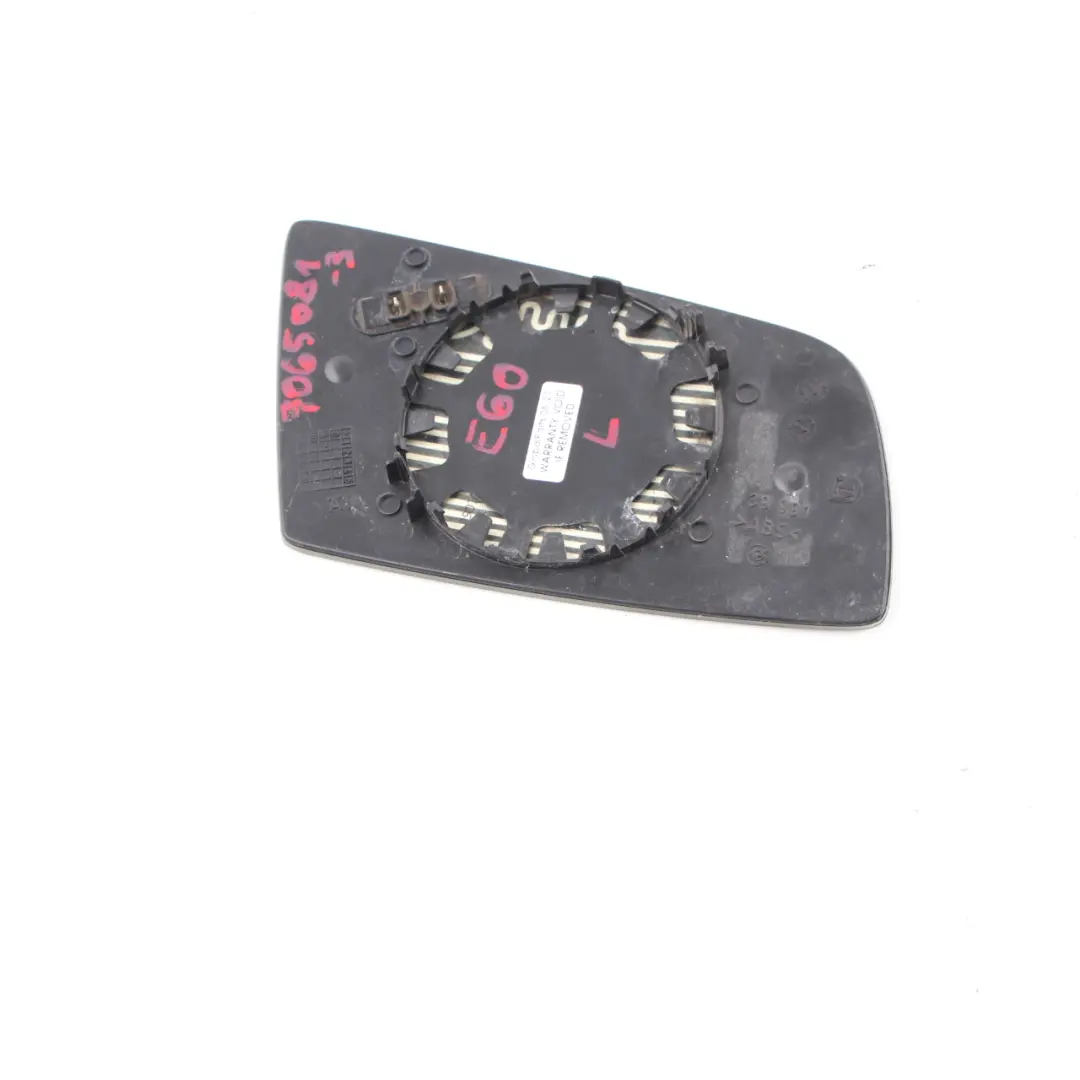 Wing Mirror Glass BMW E60 E61 E63 Left N/S Heated Wide Angle to with Part number 7065081 Wing Mirror Glass BMW E60 E61 E63 Left N/S Heated Wide Angle - SKU 7065081-3 - Part number 7065081