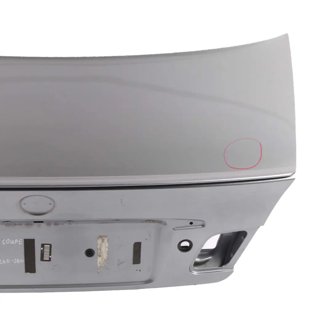 Boot Trunk Lid Tailgate Silbergrau Silver Grey Metallic - A08 to BMW E46 Coupe with Part number 7065260 BMW E46 Coupe Boot Trunk Lid Tailgate Silbergrau Silver Grey Metallic - A08 - SKU 7065260-SBG - Part number 7065260
