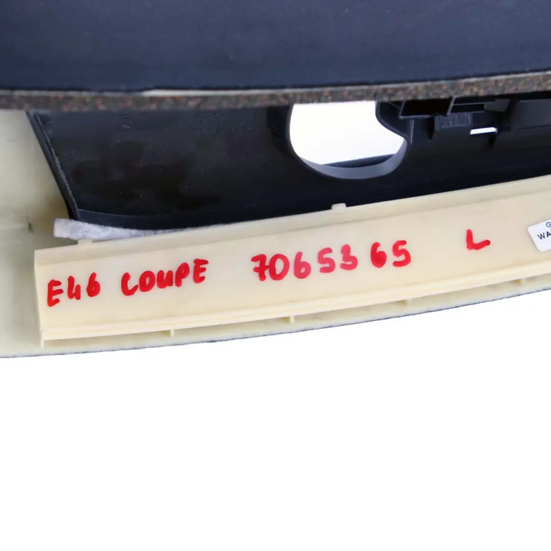 BMW 3 E46 Coupe Cover Column A Upper Left N/S Trim ITS Black - SKU 7065365 - Part number 7065365