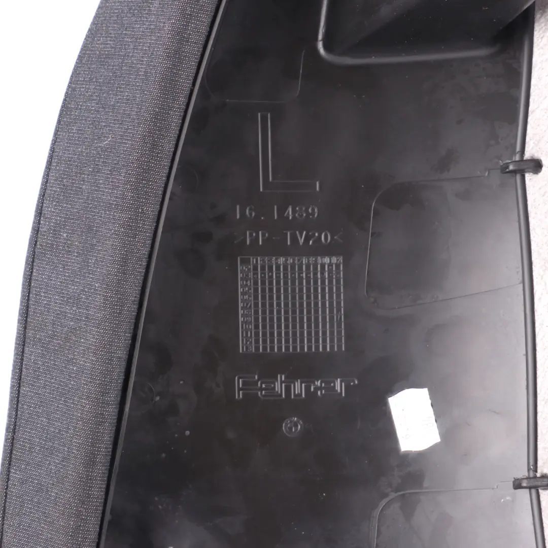 BMW E60 Lateral Side Cushion Rear Left N/S Seat Bench Anthrazit Fabric Edward - SKU 7065871 - Part number 7065871