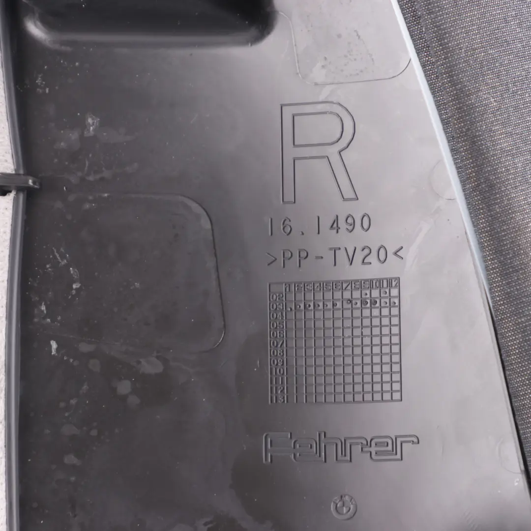 Lateral Side Cushion Rear Right O/S Seat Bench Anthrazit Fabric Edward to BMW E60 with Part number 7065872 BMW E60 Lateral Side Cushion Rear Right O/S Seat Bench Anthrazit Fabric Edward - SKU 7065872 - Part number 7065872