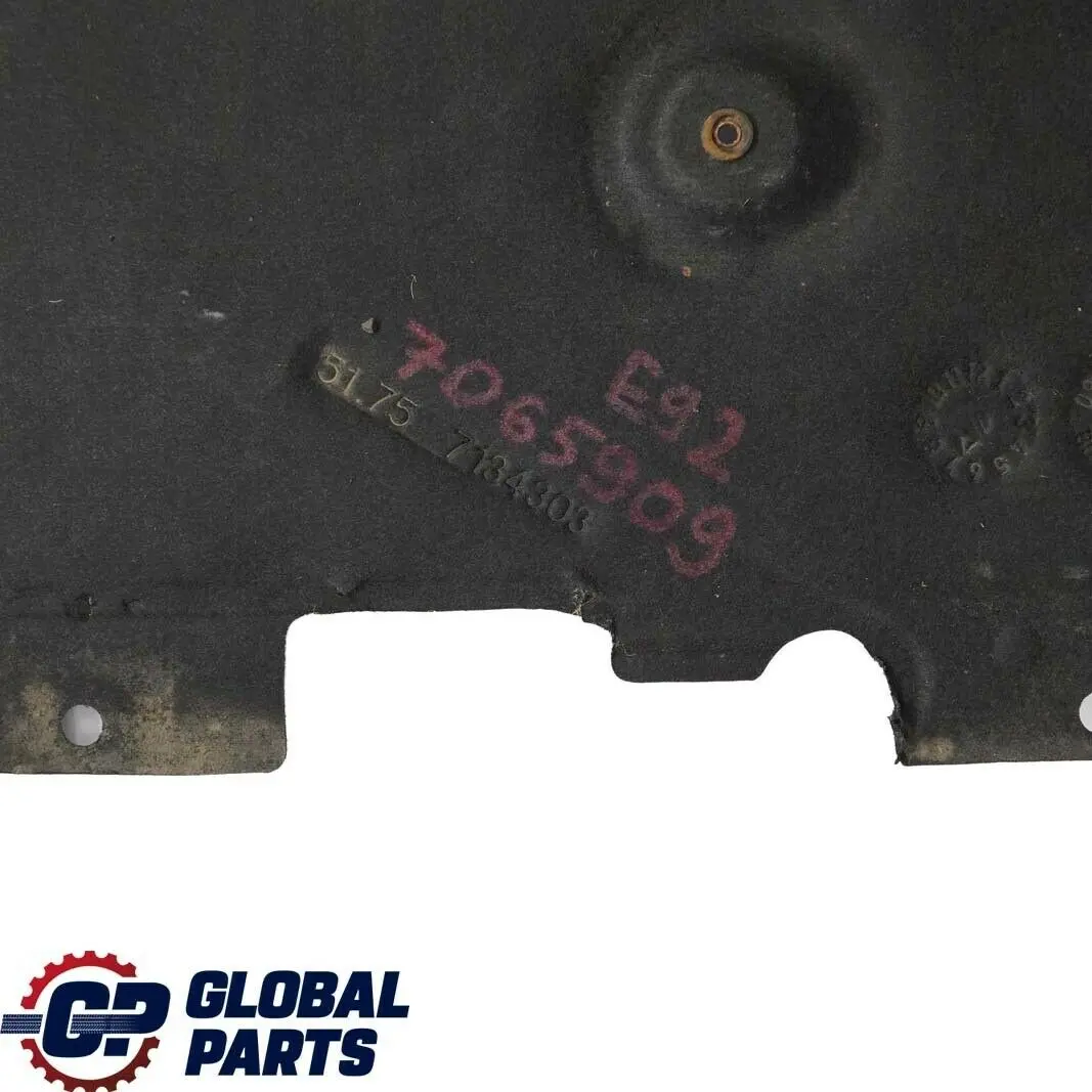 Left N/S Underbody Underfloor Tray Pan Paneling to BMW 3 Series E92 E93 with Part number 7065909 BMW 3 Series E92 E93 Left N/S Underbody Underfloor Tray Pan Paneling - SKU 7065909 - Part number 7065909