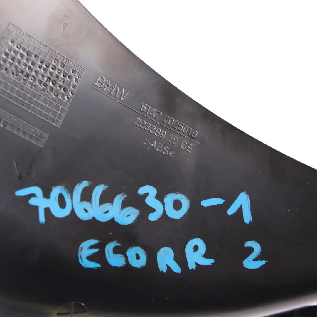 Trim Entrance BMW E60 E61 LCI 1 Strip Inner Rear Right O/S 7025010 to Cover with Part number 7066630 Cover Trim Entrance BMW E60 E61 LCI 1 Strip Inner Rear Right O/S 7025010 - SKU 7066630-1 - Part number 7066630