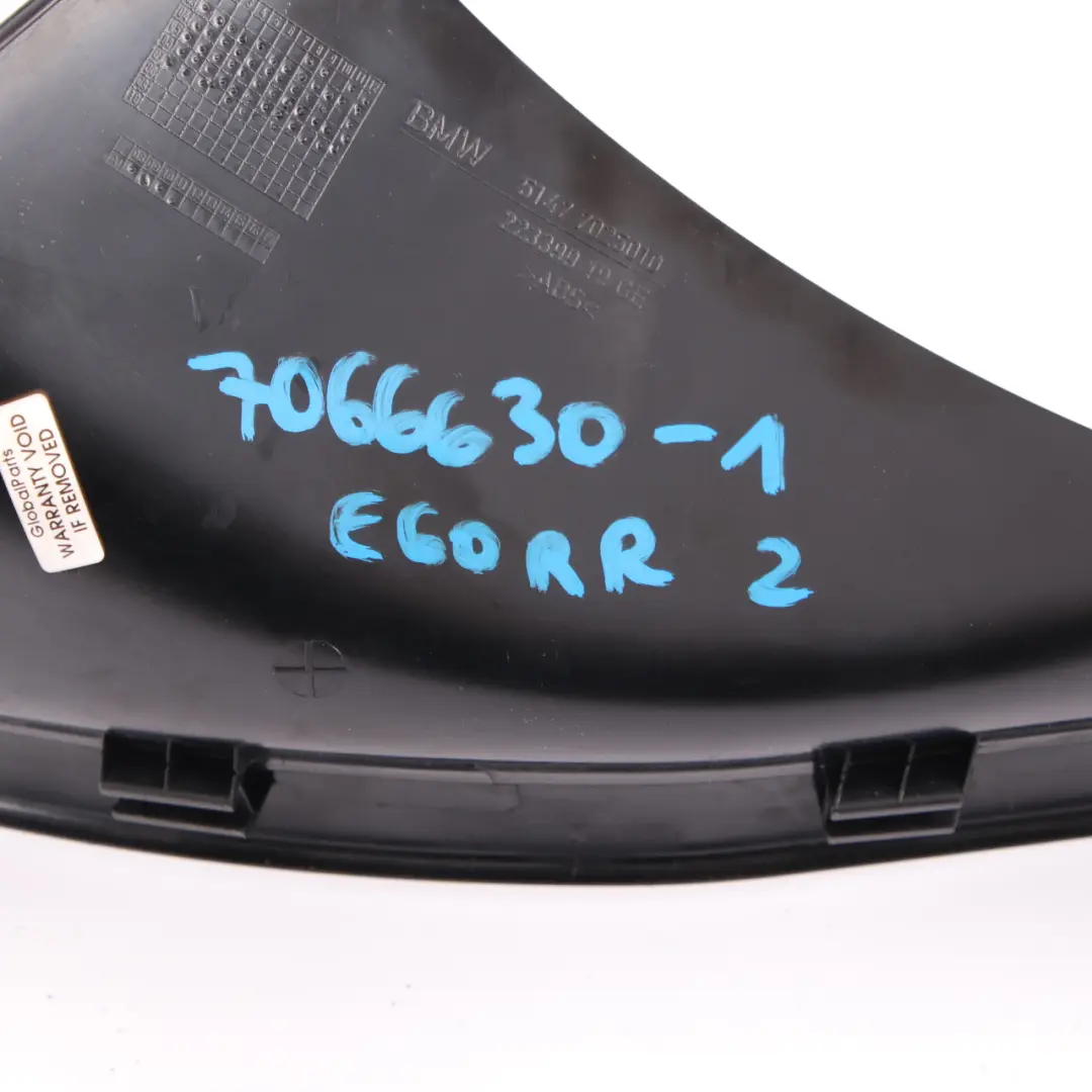 Cover Trim Entrance BMW E60 E61 LCI 1 Strip Inner Rear Right O/S 7025010 - SKU 7066630-1 - Part number 7066630