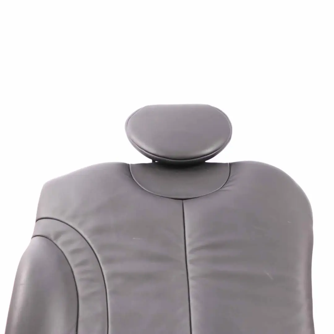 Mini Cooper S R53 Seat Backrest Rear Left N/S Back Cover Leather Panther Black - SKU 7066765-1 - Part number 7066765