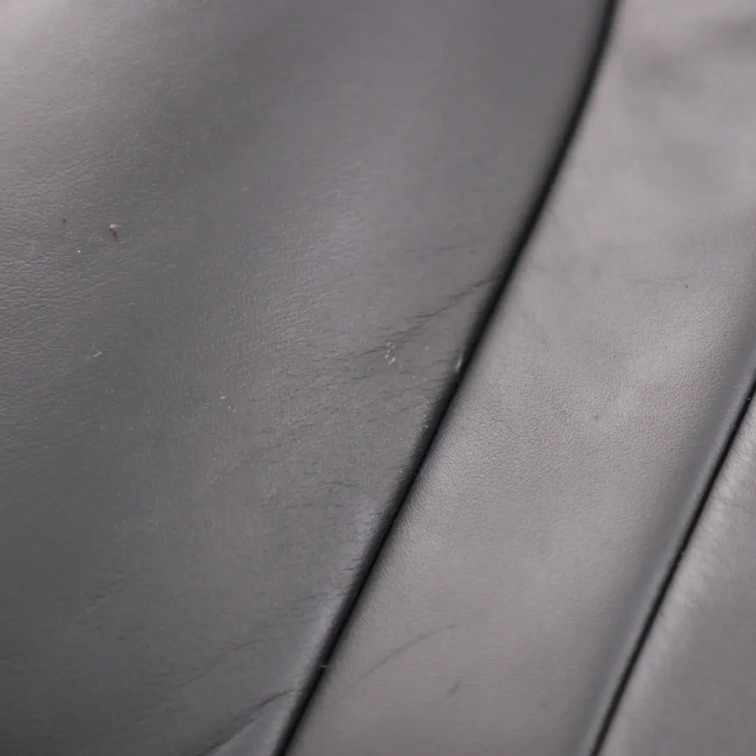 Mini Cooper S R53 Seat Backrest Rear Left N/S Back Cover Leather Panther Black - SKU 7066765-1 - Part number 7066765