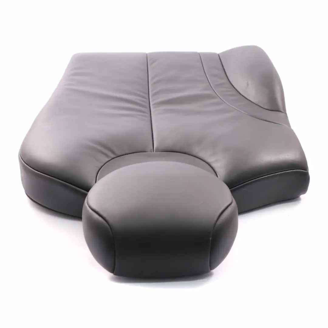 Mini Cooper S R53 Seat Backrest Rear Left N/S Back Cover Leather Panther Black - SKU 7066765-1 - Part number 7066765