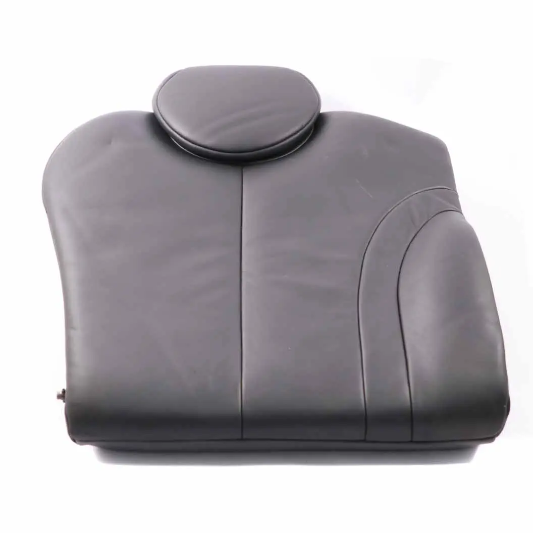 Mini Cooper S R53 Asiento Trasero Derecho Respaldo Cubierta Cuero Gravedad Negro