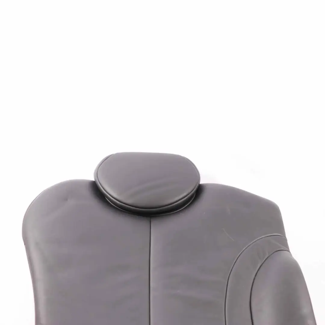 Right O/S Backrest Back Cover Leather Gravity Black to Mini Cooper S R53 Rear Seat with Part number 7066766 Mini Cooper S R53 Rear Seat Right O/S Backrest Back Cover Leather Gravity Black - SKU 7066766-1 - Part number 7066766