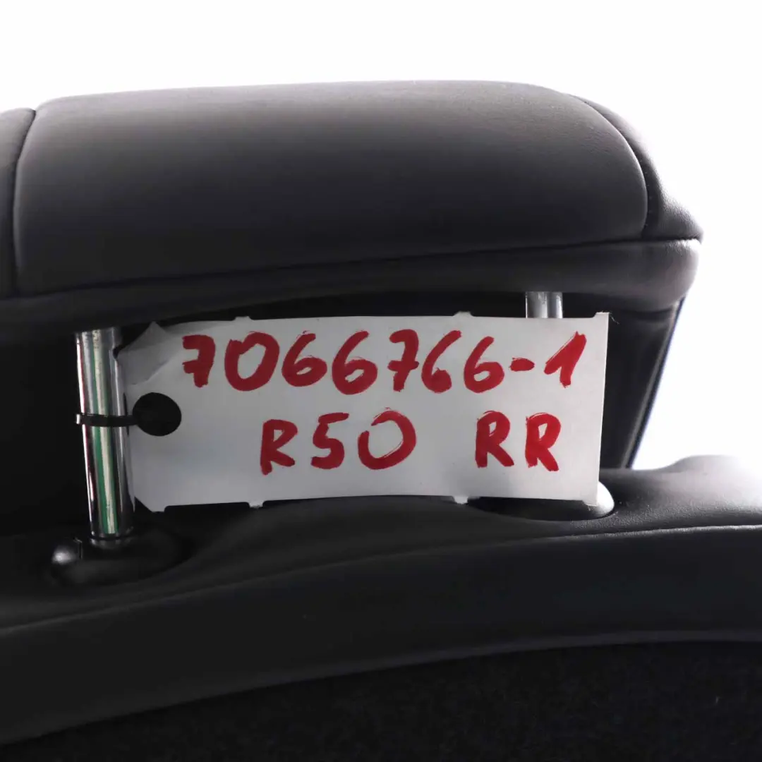Mini Cooper S R53 Asiento Trasero Derecho Respaldo Cubierta Cuero Gravedad Negro - SKU 7066766-1 - Número de pieza 7066766