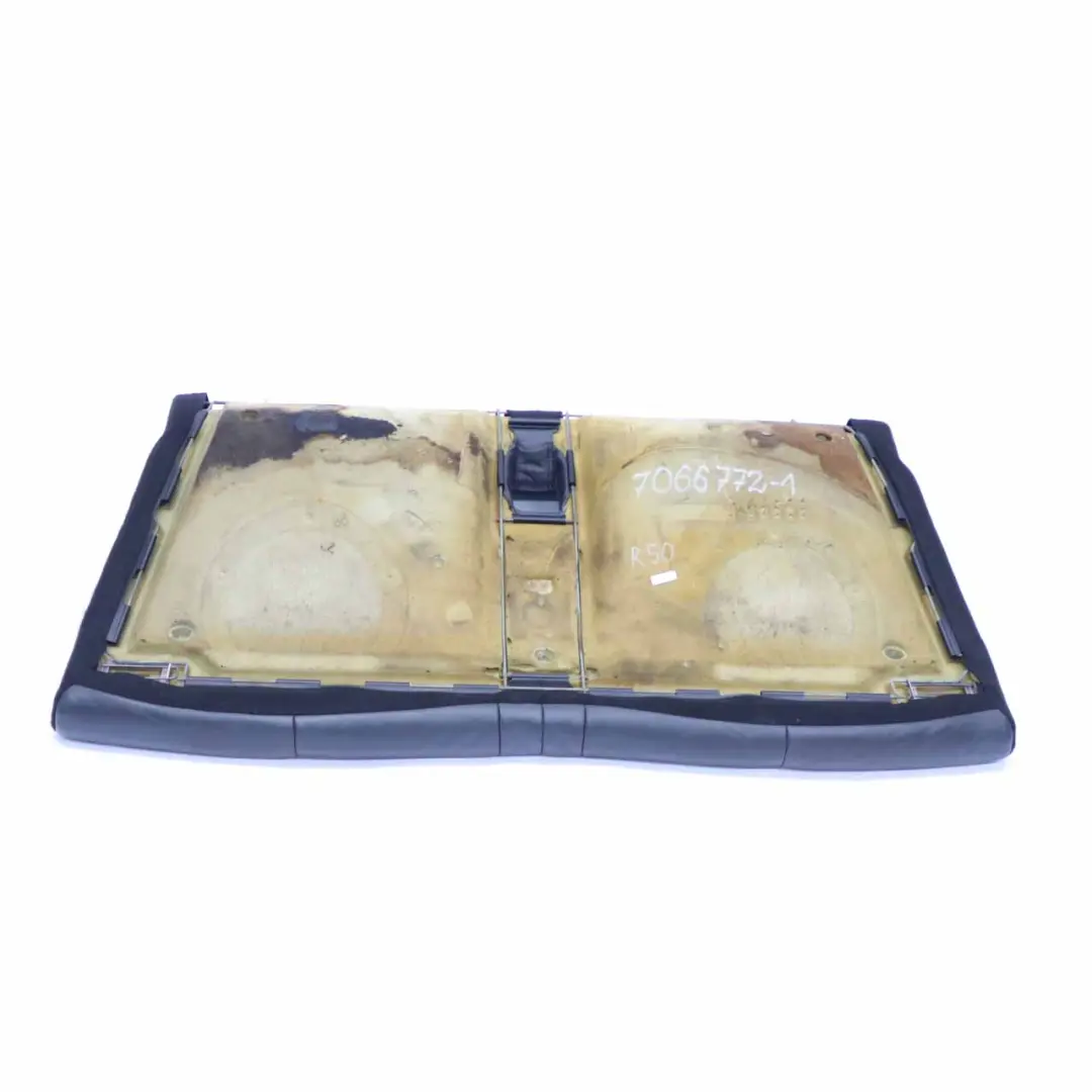 Rücksitz Rückenlehne Bank Base Leder Panther Schwarz Isofix für Mini Cooper R50 R53 mit Teilenummer 7066772 Mini Cooper R50 R53 Rücksitz Rückenlehne Bank Base Leder Panther Schwarz Isofix - SKU 7066772-1 - Teilenummer 7066772