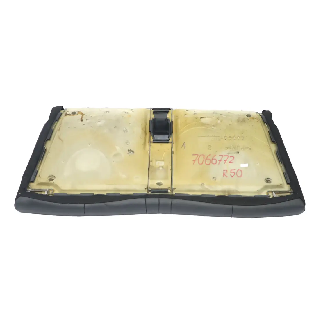 Sedile Posteriore Panchetta Base Pelle Pantera Nero Isofix per Mini Cooper R50 R53 con numero di parte 7066772 Mini Cooper R50 R53 Sedile Posteriore Panchetta Base Pelle Pantera Nero Isofix - SKU 7066772 - Numero di parte 7066772