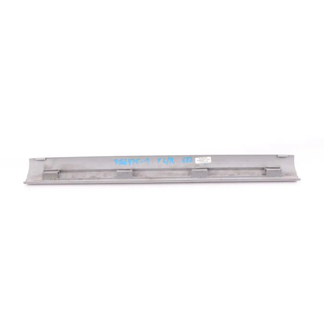 BMW E87 Front Left Right N/O/S Entrance Trim Cover Strip Grey Alaskagrau - SKU 7066975-1 - Part number 7066975