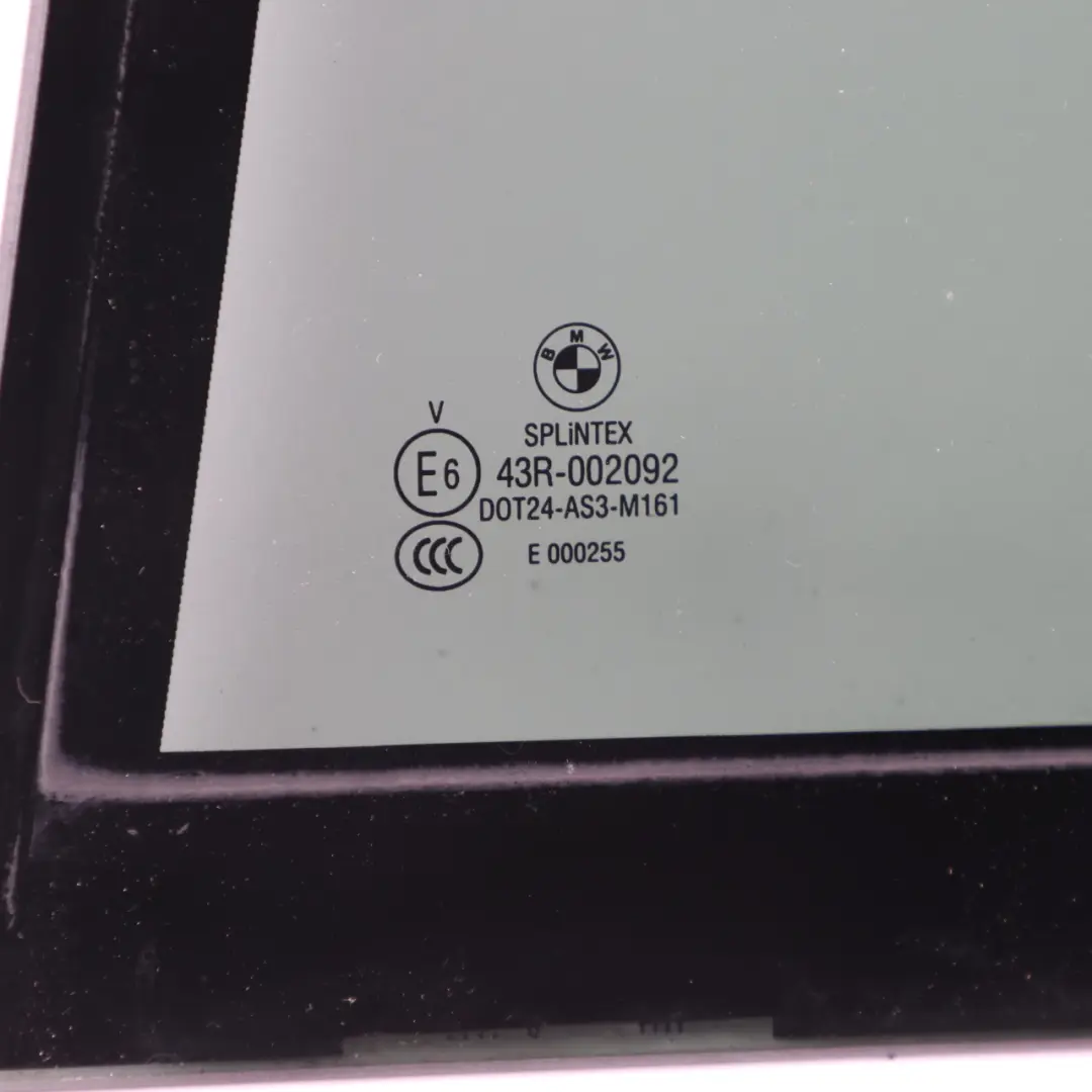 Cristal Lateral Ventana Izquierda Puerta Trasera Acristalamiento AS3 para BMW E60 con número de pieza 7067061 BMW E60 Cristal Lateral Ventana Izquierda Puerta Trasera Acristalamiento AS3 - SKU 7067061-1 - Número de pieza 7067061