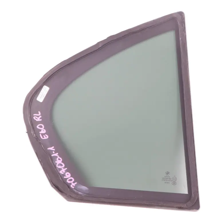 Vitre Latérale Fixe Gauche Porte Arrière Vitrage AS3 pour BMW E60 à propos du numéro de pièce 7067061 BMW E60 Vitre Latérale Fixe Gauche Porte Arrière Vitrage AS3 - SKU 7067061-1 - Numéro de pièce 7067061
