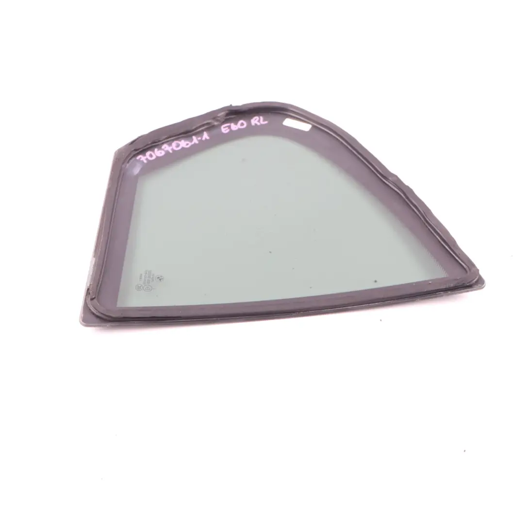 Side Glass Window Fixed Left N/S Rear Door Glazing AS3 to BMW E60 with Part number 7067061 BMW E60 Side Glass Window Fixed Left N/S Rear Door Glazing AS3 - SKU 7067061-1 - Part number 7067061
