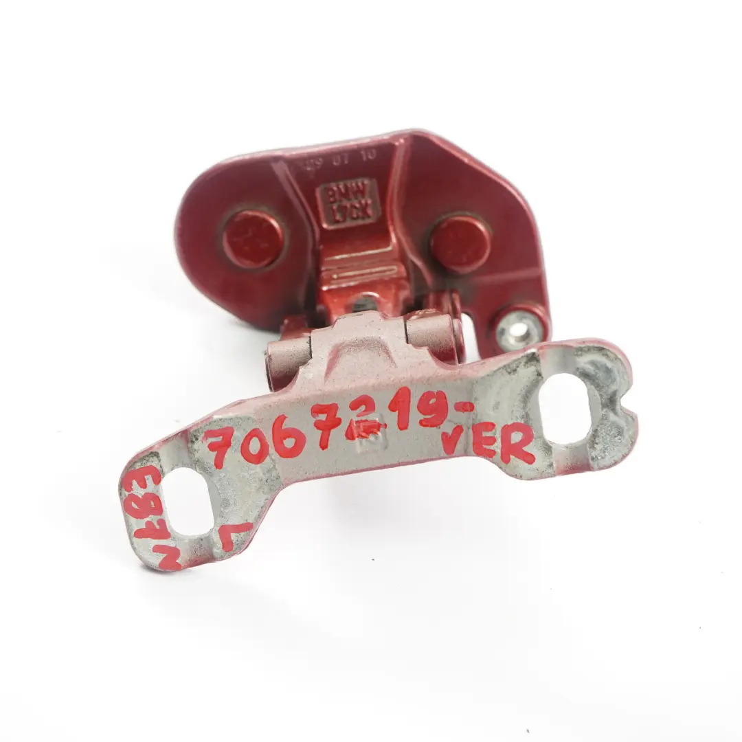 BMW E81 E87 Boot Hinge Trunk Lid Tailgate Left N/S Vermillionrot Red - A82 - SKU 7067219-VER - Part number 7067219
