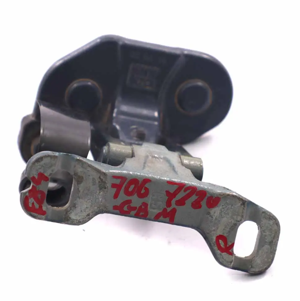 Trunk Lid Hinge BMW E87 X1 E84 Tailgate Rear Right O/S Graphite Blue 7060626 to with Part number 7067220 Trunk Lid Hinge BMW E87 X1 E84 Tailgate Rear Right O/S Graphite Blue 7060626 - SKU 7067220-GBM - Part number 7067220