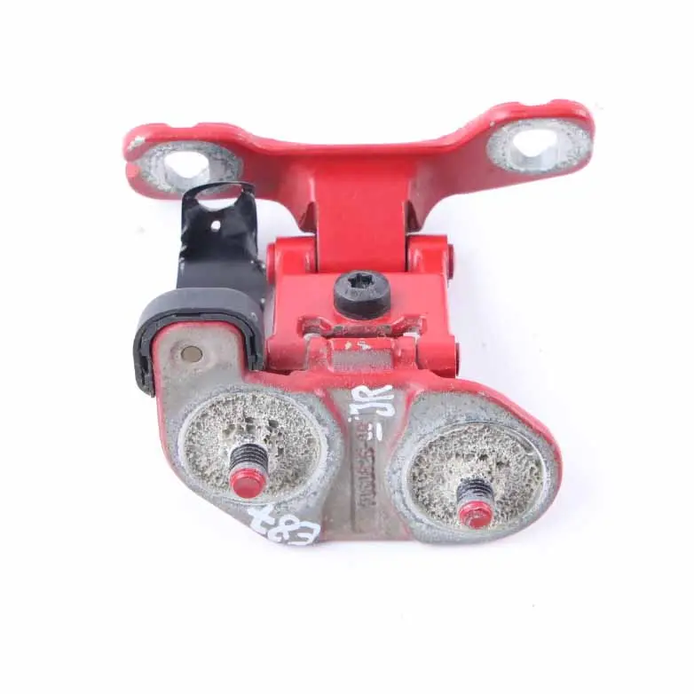 Trunk Hinge BMW E81 E87 X1 E84 Lid Tailgate Rear Right O/S Japanrot Red 7060626 to with Part number 7067220 Trunk Hinge BMW E81 E87 X1 E84 Lid Tailgate Rear Right O/S Japanrot Red 7060626 - SKU 7067220-JR - Part number 7067220