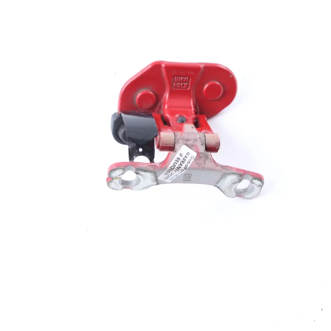 Trunk Hinge BMW E81 E87 X1 E84 Lid Tailgate Rear Right O/S Japanrot Red 7060626 to with Part number 7067220 Trunk Hinge BMW E81 E87 X1 E84 Lid Tailgate Rear Right O/S Japanrot Red 7060626 - SKU 7067220-JR - Part number 7067220