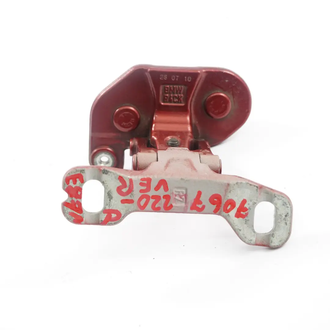 BMW E81 E87 Boot Hinge Trunk Lid Tailgate Right O/S Vermillionrot Red - A82 - SKU 7067220-VER - Part number 7067220