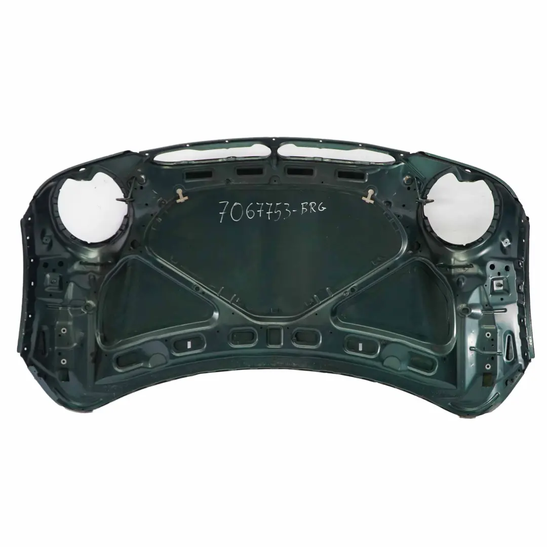 Front Hood Bonnet Panel British Racing Green - 895 to Mini Cooper R50 R52 with Part number 7067753 Mini Cooper R50 R52 Front Hood Bonnet Panel British Racing Green - 895 - SKU 7067753-BRG - Part number 7067753