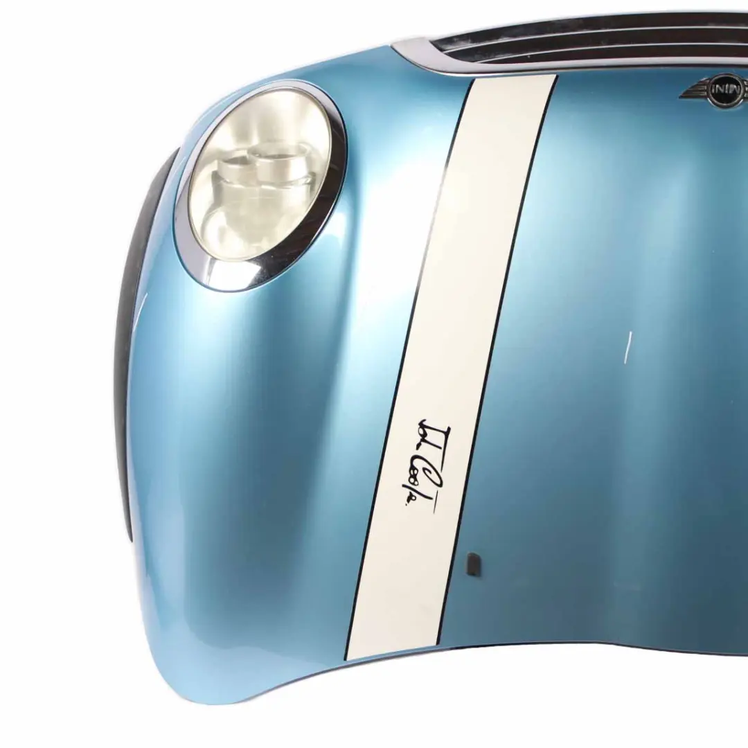 Hood Bonnet Complete Front Panel Cover Electric Blue Metallic - 870 to Mini R50 R52 with Part number 7067753 Mini R50 R52 Hood Bonnet Complete Front Panel Cover Electric Blue Metallic - 870 - SKU 7067753-ELB - Part number 7067753