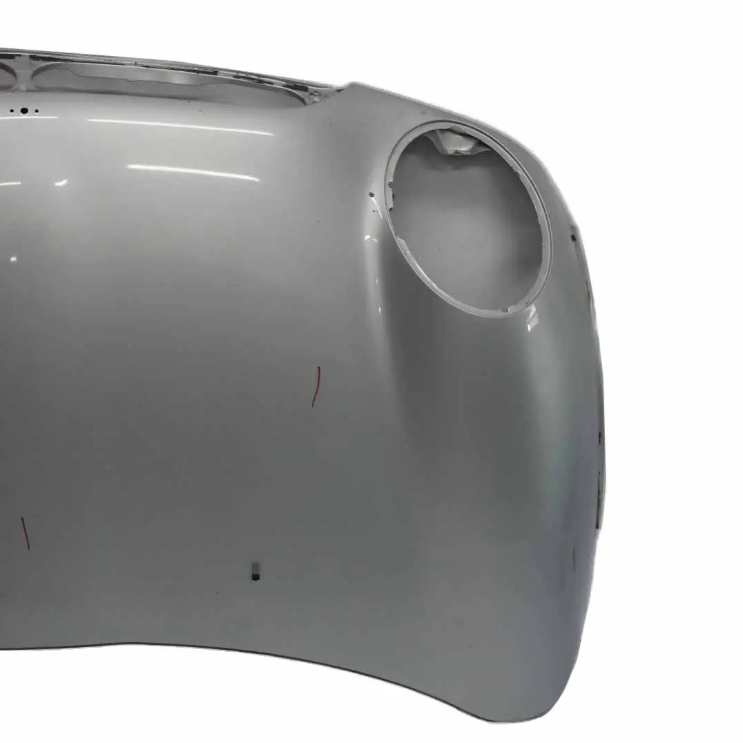 Front Hood Bonnet Pure Silver Metallic - 900 to Mini Cooper R50 R52 with Part number 7067753 Mini Cooper R50 R52 Front Hood Bonnet Pure Silver Metallic - 900 - SKU 7067753-PS - Part number 7067753