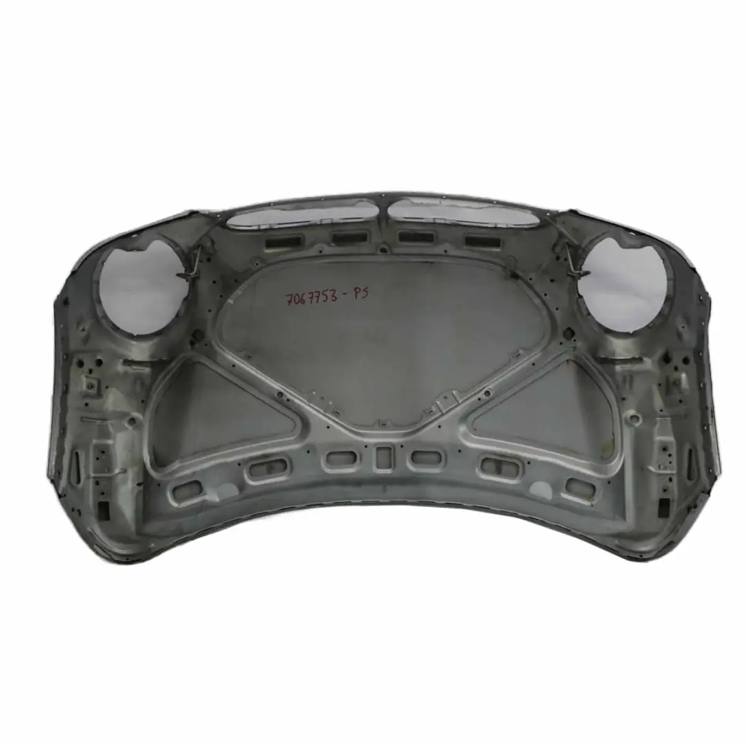 Front Hood Bonnet Pure Silver Metallic - 900 to Mini Cooper R50 R52 with Part number 7067753 Mini Cooper R50 R52 Front Hood Bonnet Pure Silver Metallic - 900 - SKU 7067753-PS - Part number 7067753
