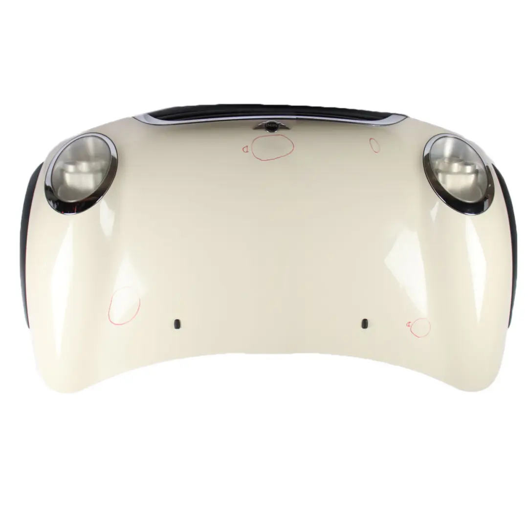 Complete Bonnet Front Hood Headlight Pepper White - 850 to Mini Cooper One R50 R52 with Part number 7067753 Mini Cooper One R50 R52 Complete Bonnet Front Hood Headlight Pepper White - 850 - SKU 7067753-PW - Part number 7067753