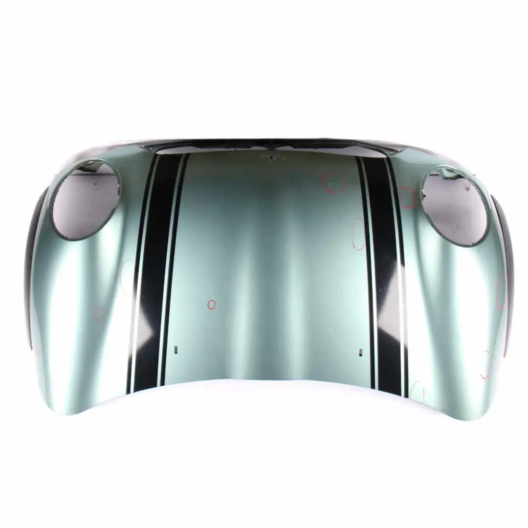 Front Hood Bonnet Paneliing Cover Silk Green Metallic - 901 to Mini R50 R52 with Part number 7067753 Mini R50 R52 Front Hood Bonnet Paneliing Cover Silk Green Metallic - 901 - SKU 7067753-SILK - Part number 7067753