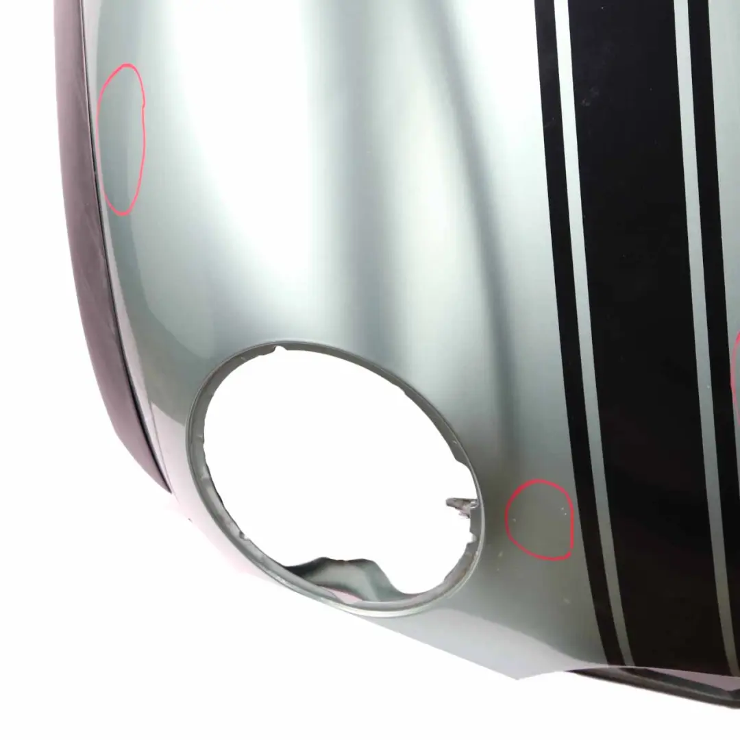 Front Hood Bonnet Paneliing Cover Silk Green Metallic - 901 to Mini R50 R52 with Part number 7067753 Mini R50 R52 Front Hood Bonnet Paneliing Cover Silk Green Metallic - 901 - SKU 7067753-SILK - Part number 7067753