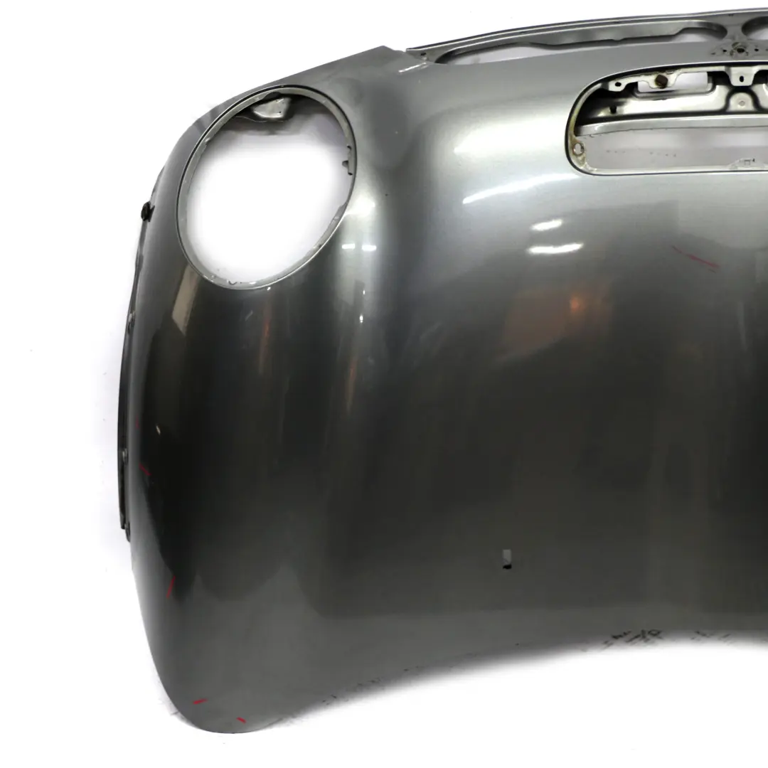 Front Hood Mini R52 R53 Cooper S Complete Bonnet Panel Dark Silver - 871 to with Part number 7067754 Front Hood Mini R52 R53 Cooper S Complete Bonnet Panel Dark Silver - 871 - SKU 7067754-DS2 - Part number 7067754