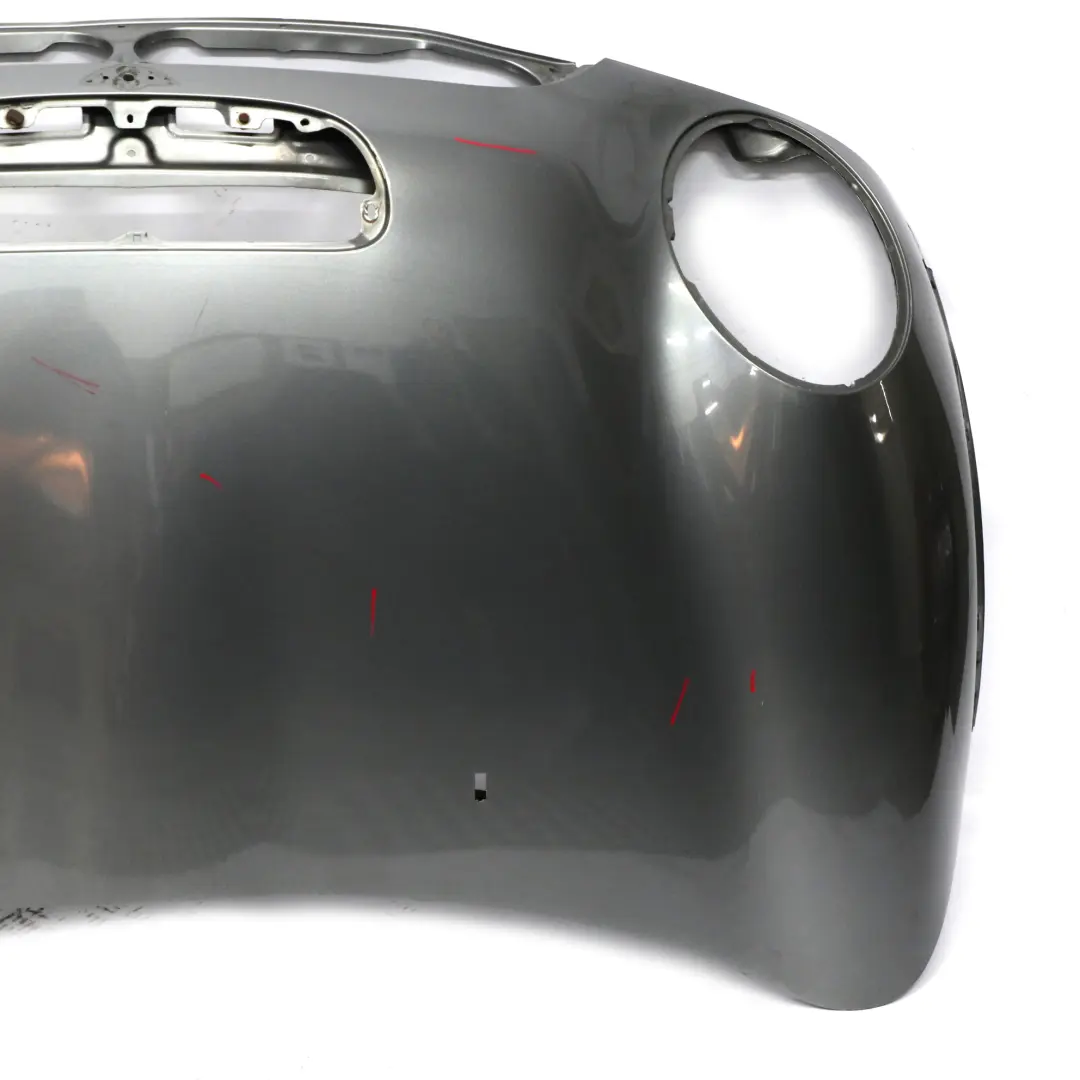 Front Hood Mini R52 R53 Cooper S Complete Bonnet Panel Dark Silver - 871 to with Part number 7067754 Front Hood Mini R52 R53 Cooper S Complete Bonnet Panel Dark Silver - 871 - SKU 7067754-DS2 - Part number 7067754