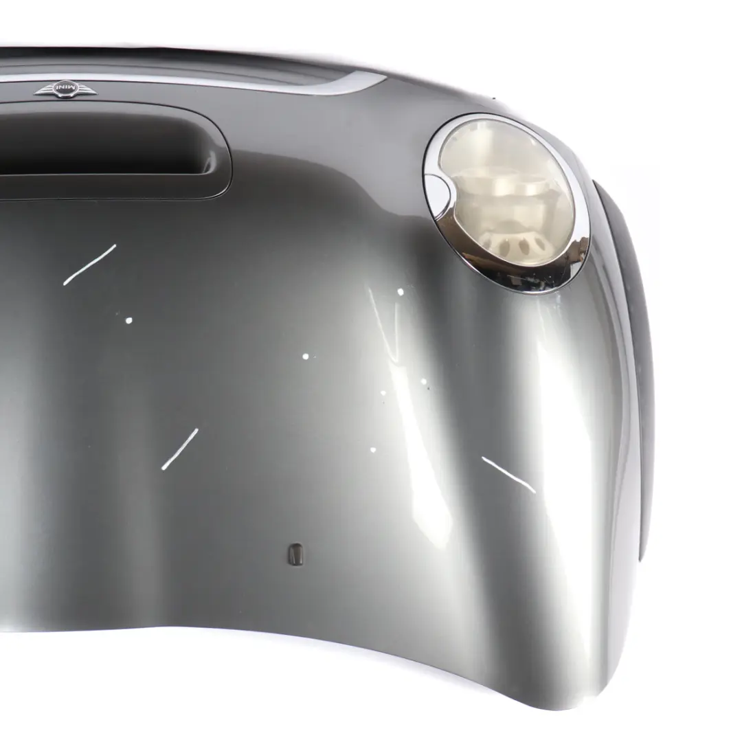 Front Hood Mini R52 R53 Cooper S Complete Bonnet Panel Dark Silver - 871 to with Part number 7067754 Front Hood Mini R52 R53 Cooper S Complete Bonnet Panel Dark Silver - 871 - SKU 7067754-DS - Part number 7067754