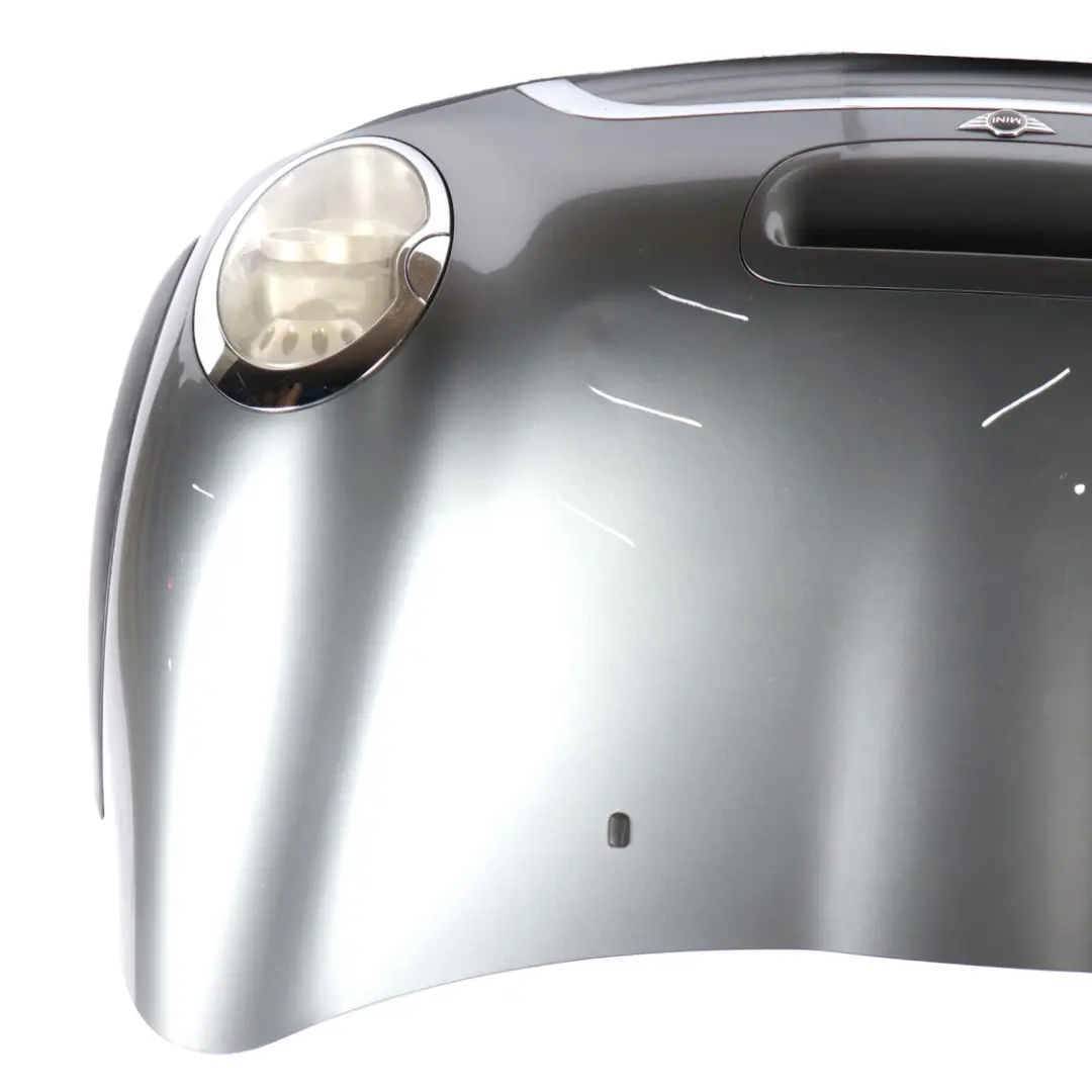 Front Hood Mini R52 R53 Cooper S Complete Bonnet Panel Dark Silver - 871 to with Part number 7067754 Front Hood Mini R52 R53 Cooper S Complete Bonnet Panel Dark Silver - 871 - SKU 7067754-DS - Part number 7067754