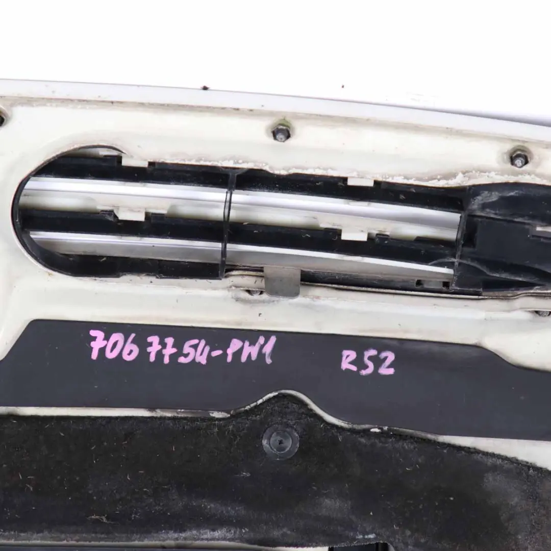 Front Hood Mini R52 R53 Cooper S Complete Bonnet Panel Pepper White - 850 to with Part number 7067754 Front Hood Mini R52 R53 Cooper S Complete Bonnet Panel Pepper White - 850 - SKU 7067754-PW1 - Part number 7067754