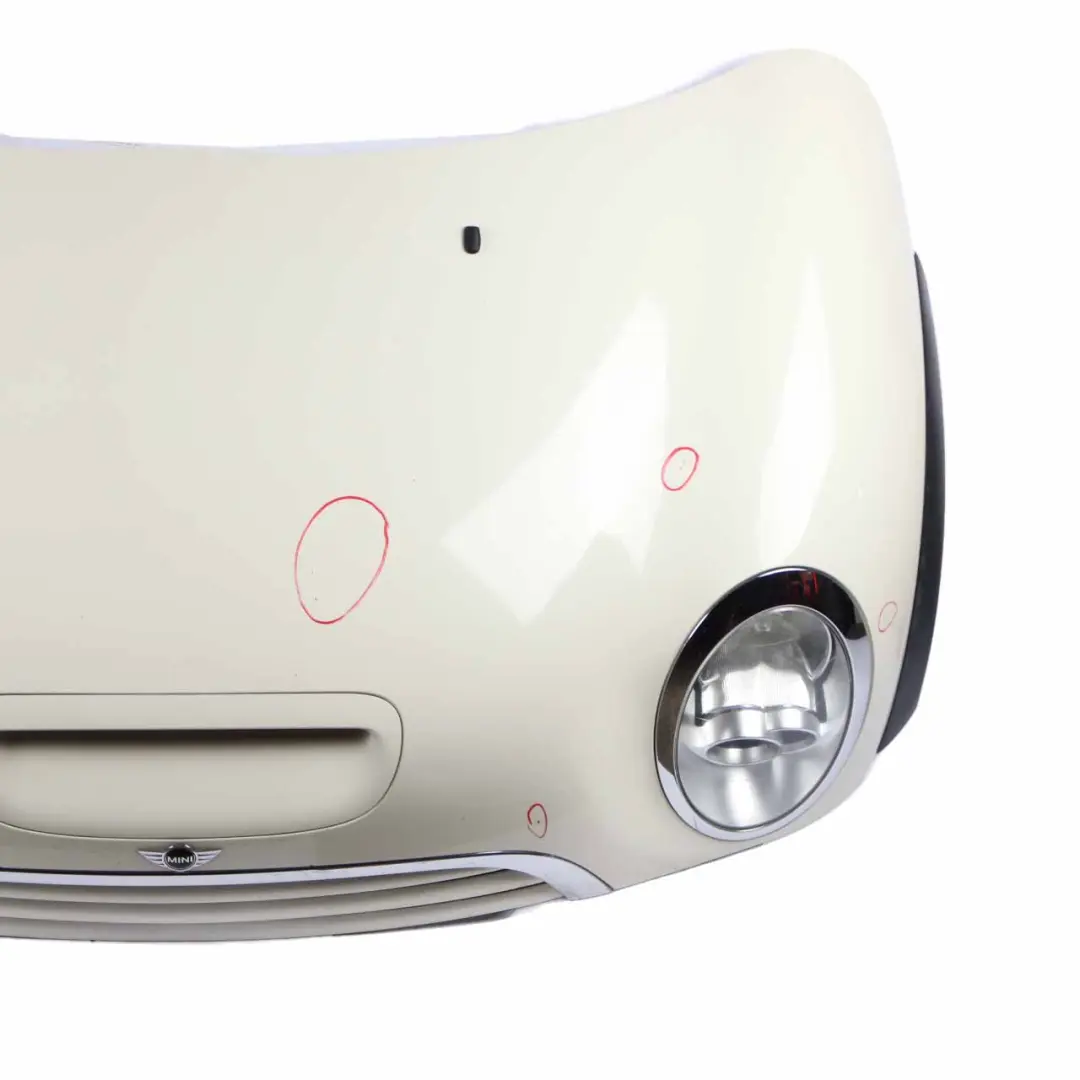 Front Hood Mini R52 R53 Cooper S Complete Bonnet Panel Pepper White - 850 to with Part number 7067754 Front Hood Mini R52 R53 Cooper S Complete Bonnet Panel Pepper White - 850 - SKU 7067754-PW1 - Part number 7067754