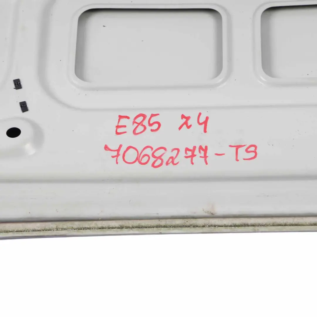 Trunk Boot Lid Tailgate Titan Silver - 354 to BMW Z4 E85 Convertible Roadster with Part number 7068277 BMW Z4 E85 Convertible Roadster Trunk Boot Lid Tailgate Titan Silver - 354 - SKU 7068277-TS - Part number 7068277